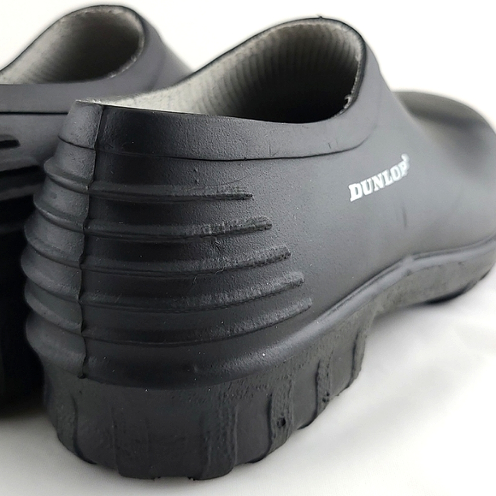 DUNLOP Unisex Black Garden Wellie Rubber Waterproof Shoes Size 37 - Picture 8 of 15